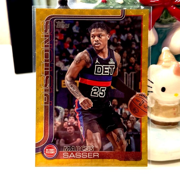 Topps Other - 2025-2026 Topps Basketball Marcus Sasser Detroit Pistons 1/1 SUPERFRACTOR Card